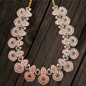 Bhaumi American Diamonds Long Haram By Asp Fashion Jewellery